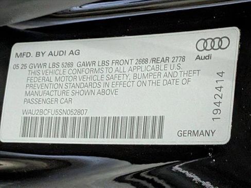 Used 2025 Audi A5 2.0T Premium Plus w/ Premium Plus AWD/4WD image 16