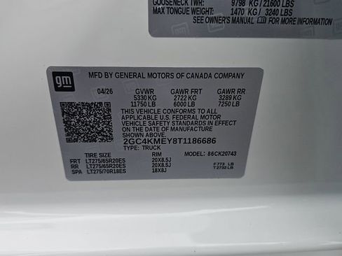 New 2026 Chevrolet Silverado 2500 Custom w/ Custom Value Package AWD/4WD image 33