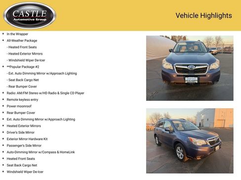 Used 2014 Subaru Forester 2.5i Premium w/ Popular Package #2 image 4