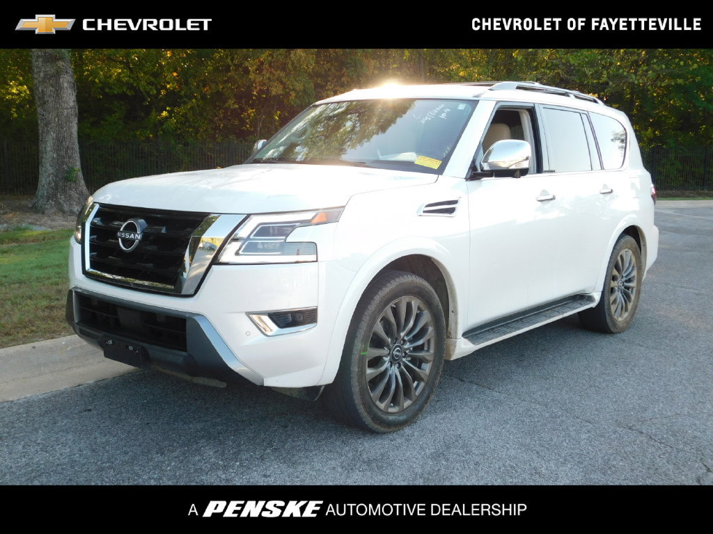 Used 2024 Nissan Armada Platinum w/ Captain's Chairs Package AWD/4WD image 1