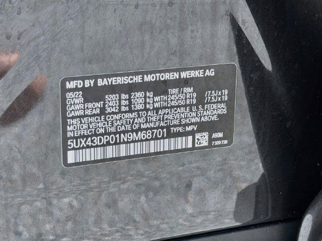 Used 2022 BMW X3 sDrive30i w/ Premium Package 2 RWD image 43