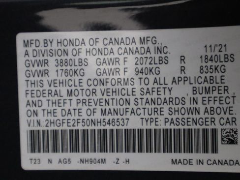Used 2022 Honda Civic Sport image 33