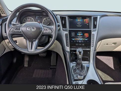 Used 2023 INFINITI Q50 Luxe w/ Cargo Package RWD image 13