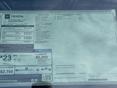 New 2026 Toyota Grand Highlander LE image 30