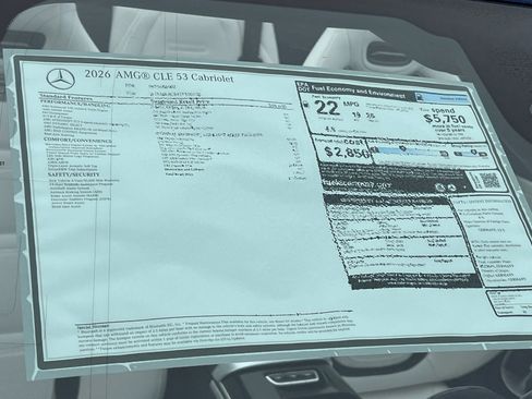 New 2026 Mercedes-Benz CLE 53 AMG 4MATIC Cabriolet image 29