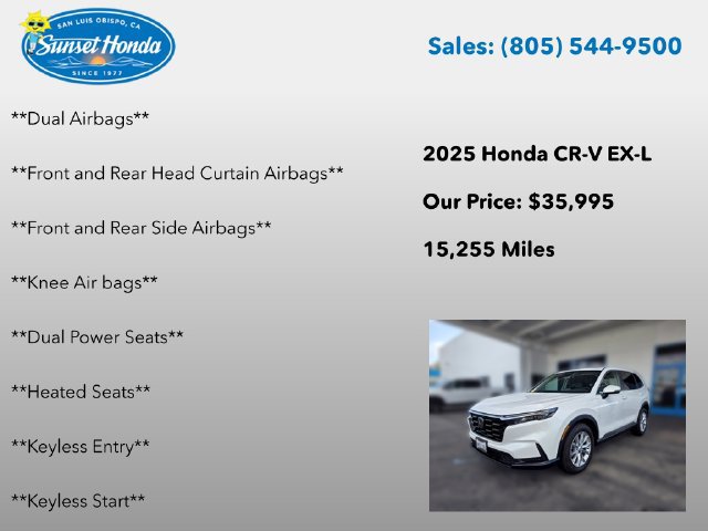 Certified 2025 Honda CR-V EX-L image 8