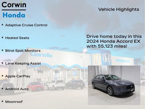 Used 2024 Honda Accord EX image 6
