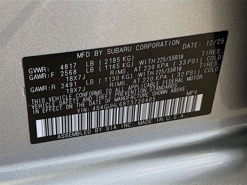 New 2026 Subaru Crosstrek 2.5i Limited image 33