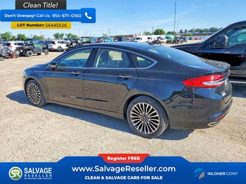 Used 2017 Ford Fusion SE w/ Fusion SE Technology Package FWD image 3