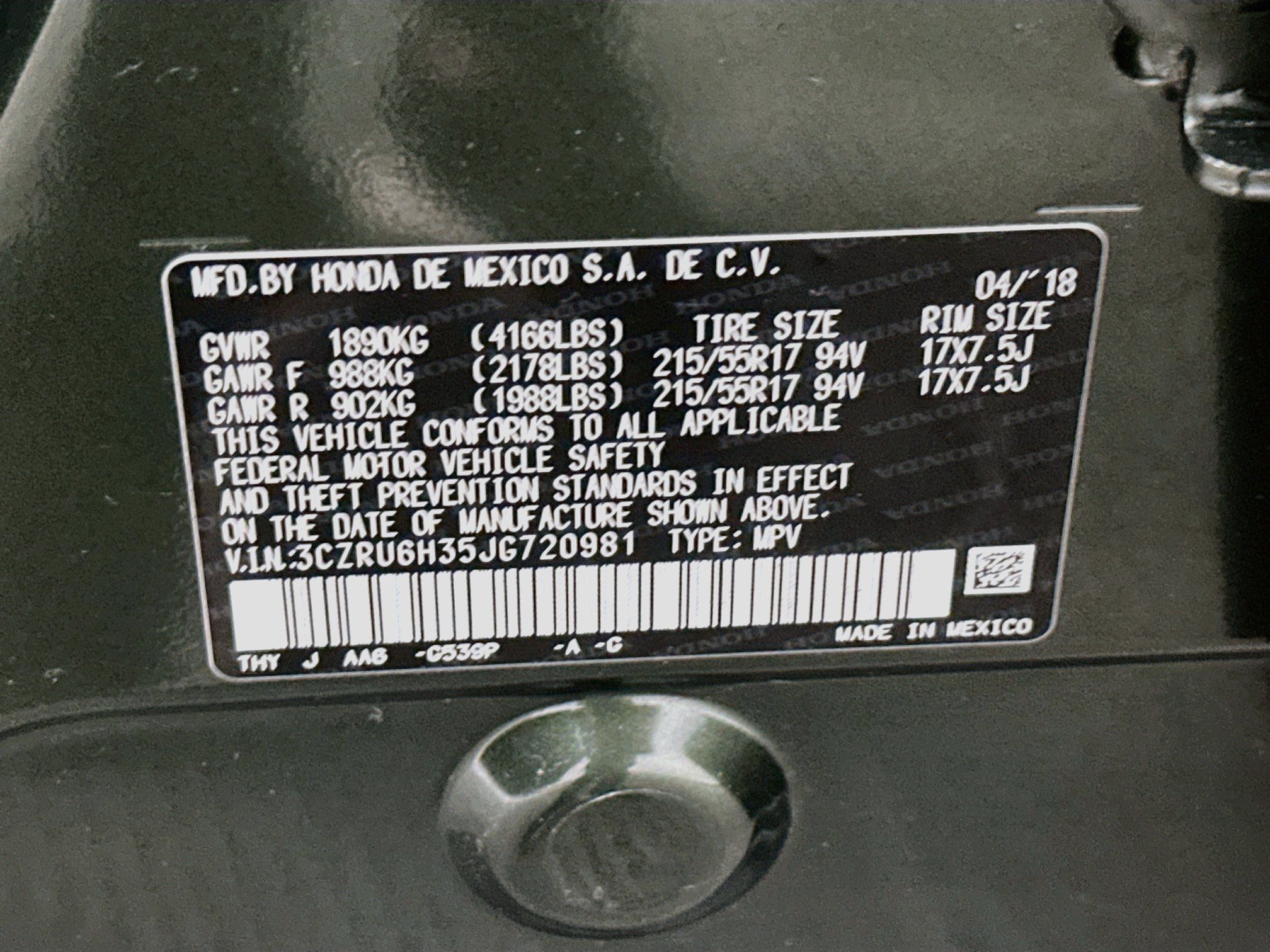Used 2018 Honda HR-V LX image 12