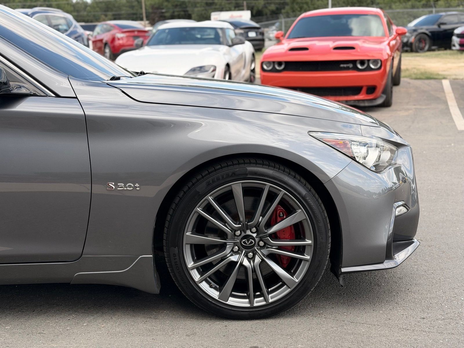 Used 2020 INFINITI Q50 Red Sport 400 w/ Cargo Package RWD image 18