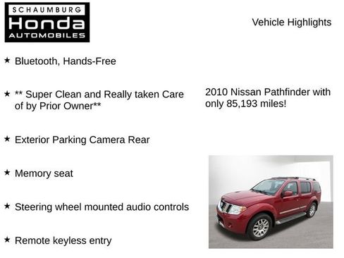 Used 2010 Nissan Pathfinder LE w/ Navigation Pkg AWD/4WD image 7