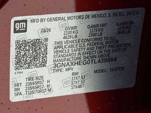 New 2026 Chevrolet Equinox LT w/ Safety and Technology Package FWD image 21