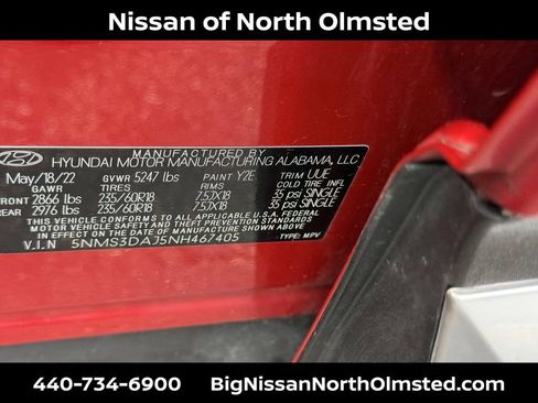 Used 2022 Hyundai Santa Fe SEL w/ Convenience + Premium Package AWD/4WD image 30