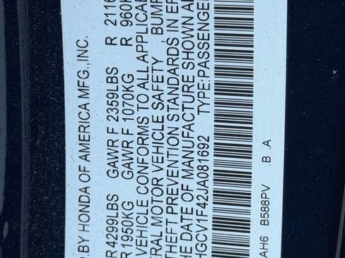 Used 2018 Honda Accord EX image 30