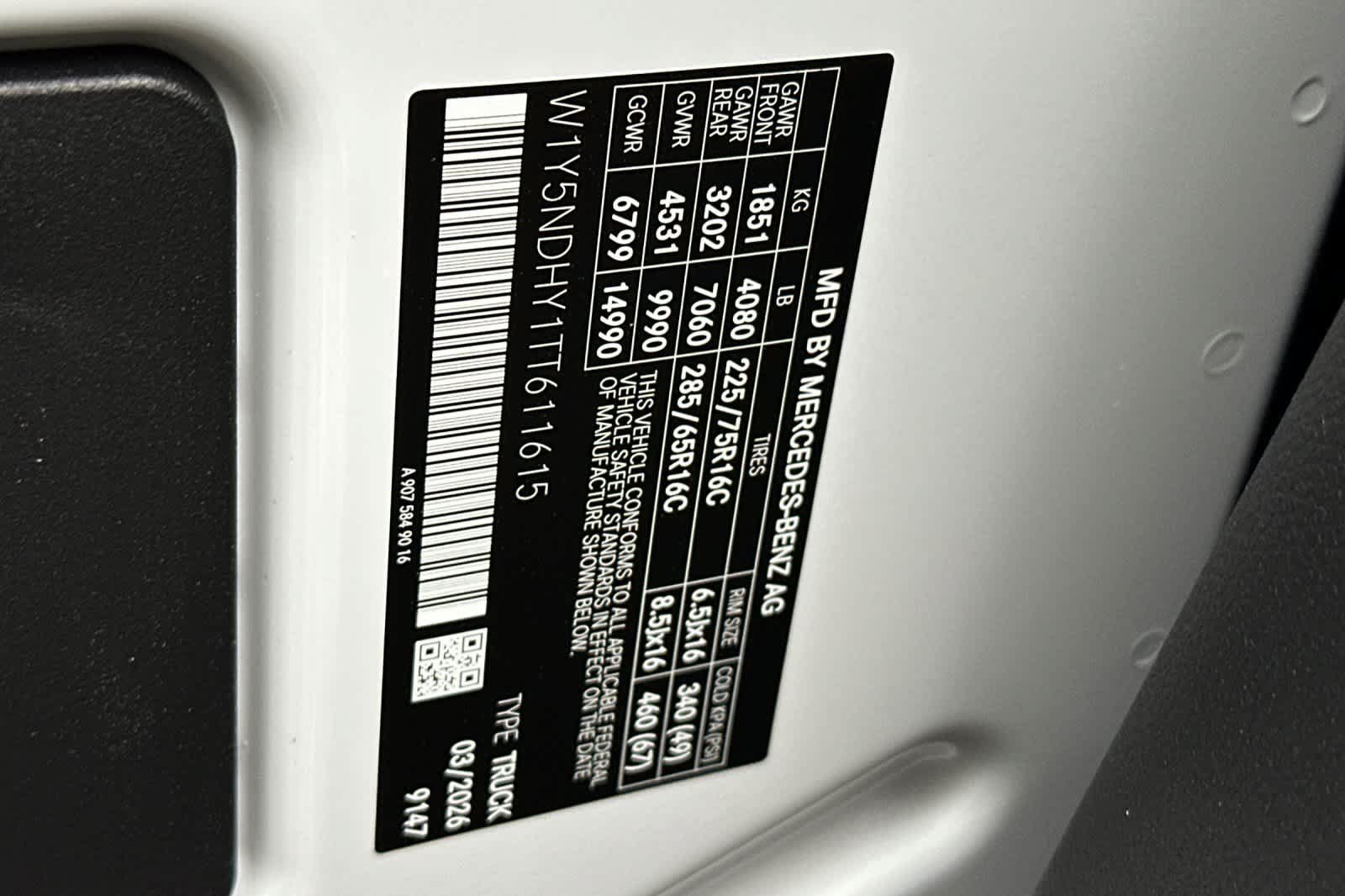 New 2026 Mercedes-Benz Sprinter 3500 image 25