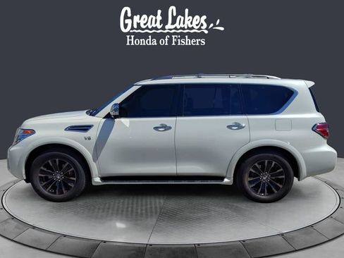 Used 2019 Nissan Armada Platinum w/ Captain's Chairs Package image 2