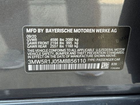 Used 2021 BMW 330i Sedan w/ Convenience Package image 48