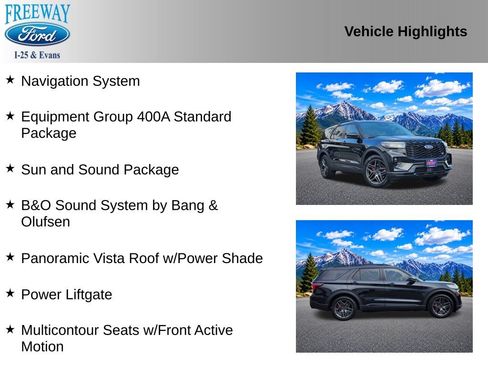 Used 2025 Ford Explorer ST w/ Sun And Sound Package AWD/4WD image 2