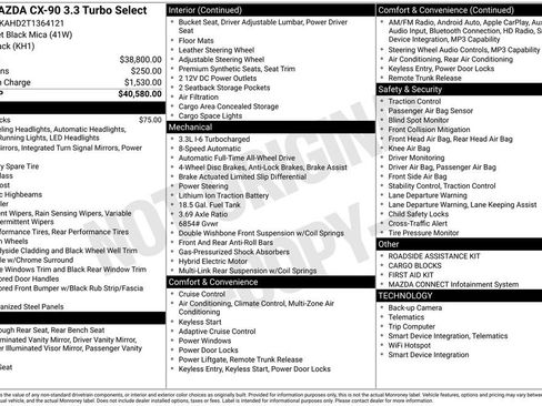 New 2026 MAZDA CX-90 3.3 Turbo w/ Select Package image 37