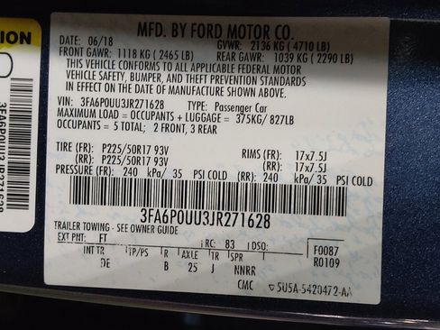 Used 2018 Ford Fusion S FWD image 33