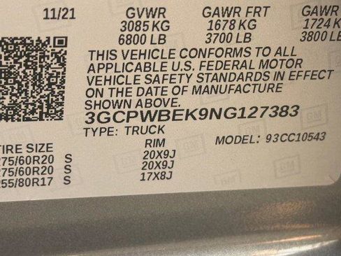 Used 2022 Chevrolet Silverado 1500 Custom w/ Safety Confidence Package image 32