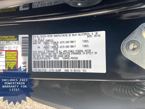 New 2026 Toyota Tacoma SR5 AWD/4WD image 17