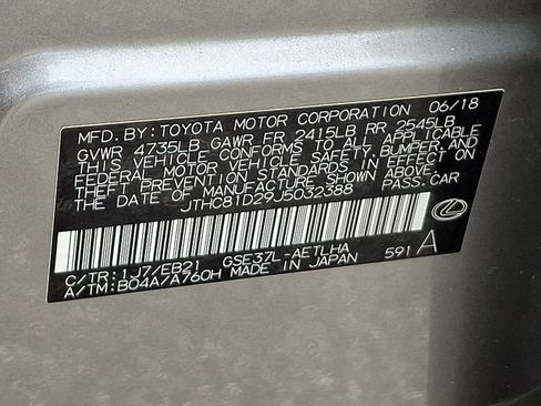Used 2018 Lexus IS 300 AWD w/ Comfort Package image 31