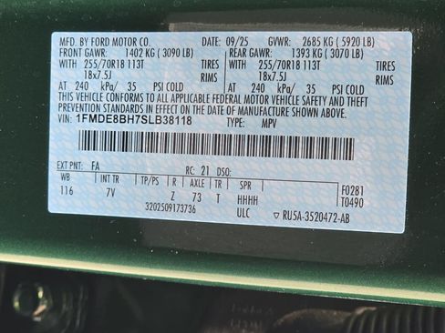 Used 2025 Ford Bronco Outer Banks AWD/4WD image 52