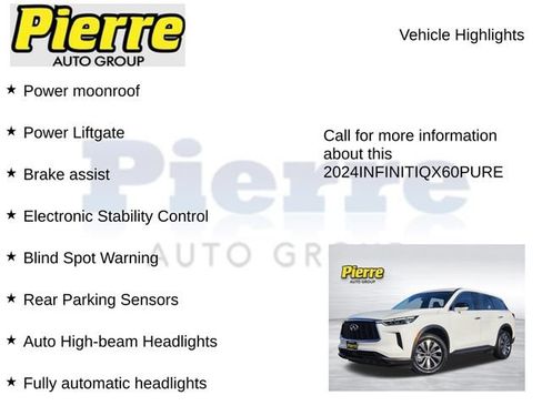 Used 2024 INFINITI QX60 Pure image 14