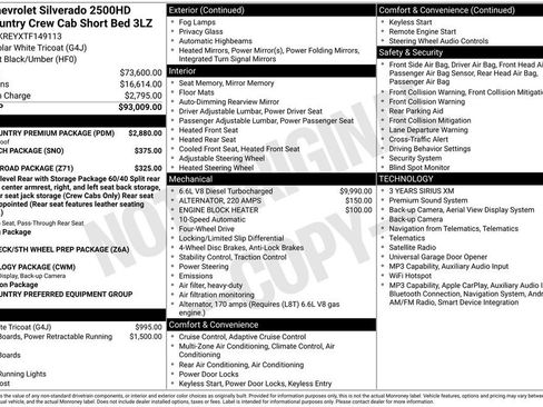Used 2026 Chevrolet Silverado 2500 High Country w/ High Country Premium Package AWD/4WD image 24
