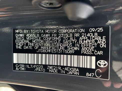 Certified 2026 Toyota Corolla SE FWD image 24