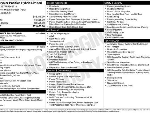 Used 2023 Chrysler Pacifica Limited w/ S Appearance Package FWD image 3