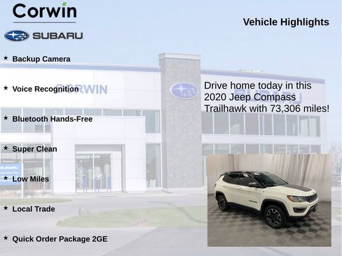 Used 2020 Jeep Compass Trailhawk AWD/4WD image 6