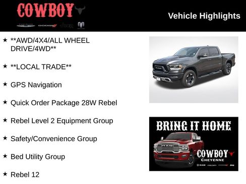 Used 2020 RAM 1500 Rebel w/ Rebel Level 2 Equipment Group AWD/4WD image 2
