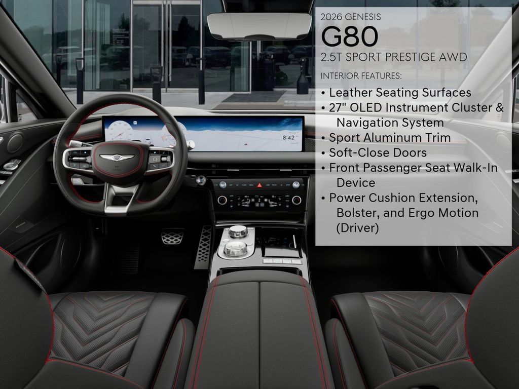 New 2026 Genesis G80 2.5T Sport Prestige AWD/4WD image 17