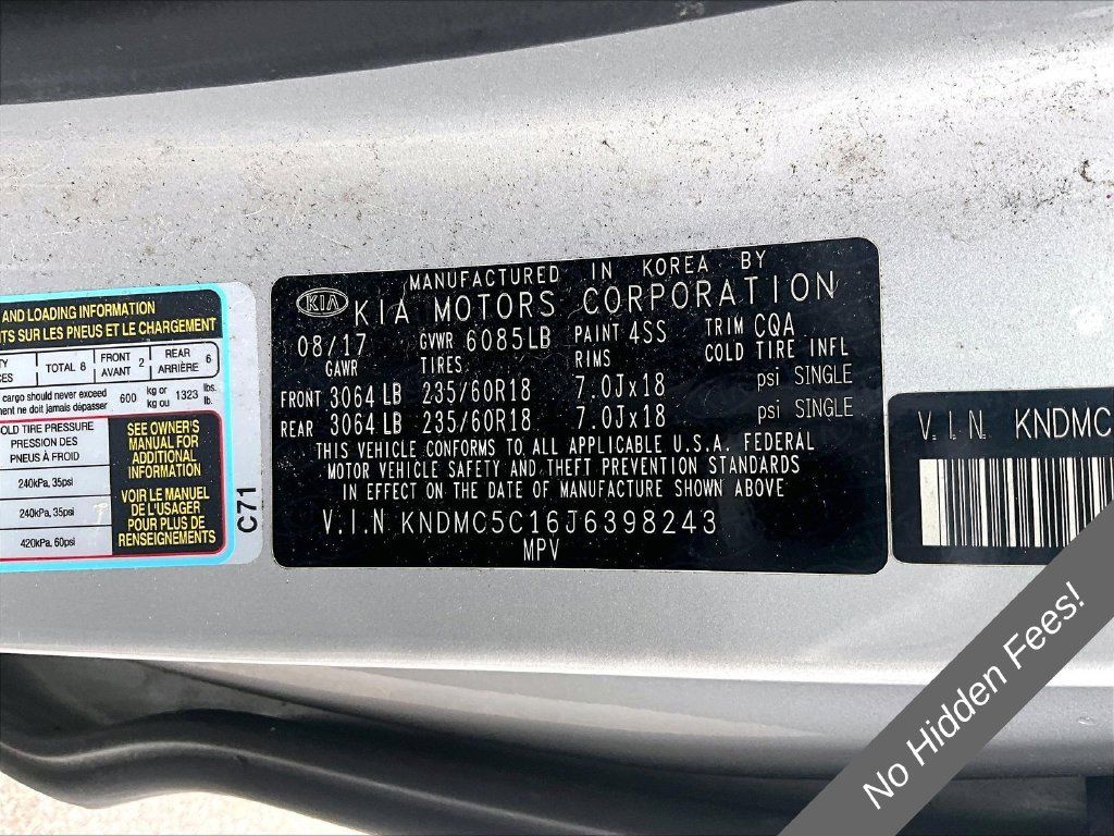 Used 2018 Kia Sedona EX FWD image 29