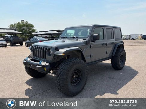 Used 2021 Jeep Wrangler Unlimited Rubicon 4xe w/ Dual Top Group AWD/4WD image 1