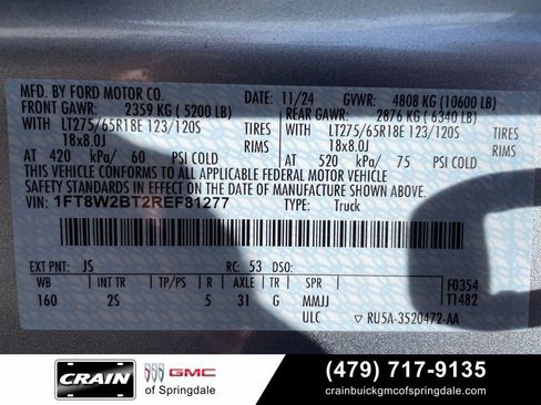 Used 2024 Ford F250 XLT w/ 360-Degree Camera Package AWD/4WD image 32