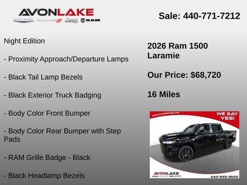 New 2026 RAM 1500 Laramie w/ Night Edition image 18