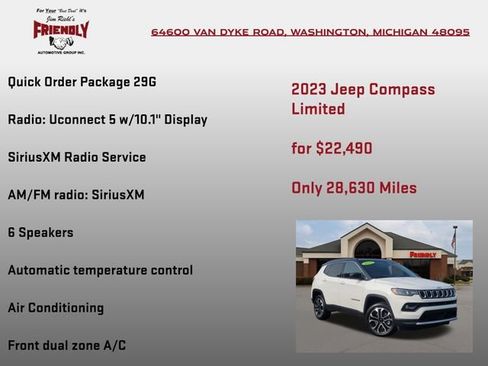 Used 2023 Jeep Compass Limited AWD/4WD image 5
