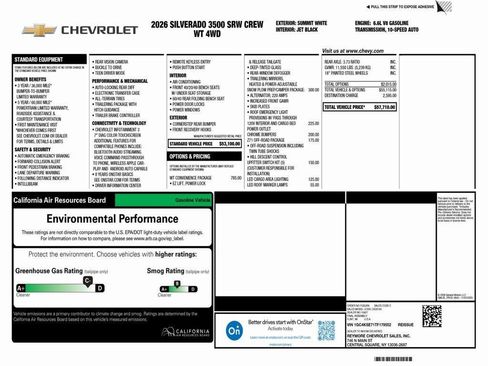 New 2026 Chevrolet Silverado 3500 W/T w/ WT Convenience Package image 3