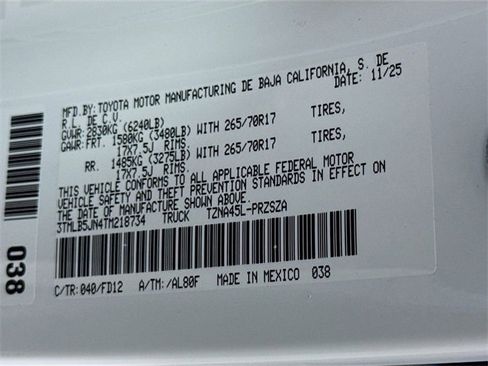 New 2026 Toyota Tacoma TRD Off-Road image 30