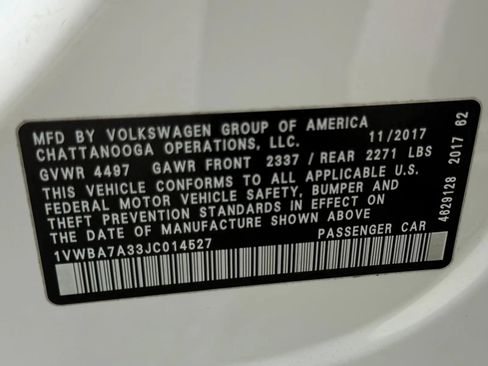 Used 2018 Volkswagen Passat 2.0T SE FWD image 19