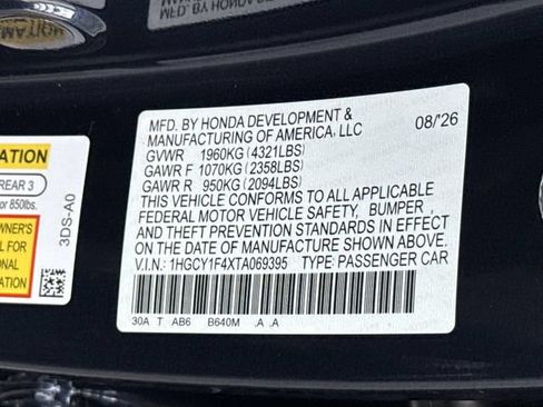 New 2026 Honda Accord SE image 39
