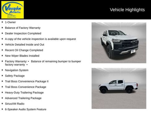Used 2024 Chevrolet Colorado Trail Boss w/ Advanced Trailering Package AWD/4WD image 2
