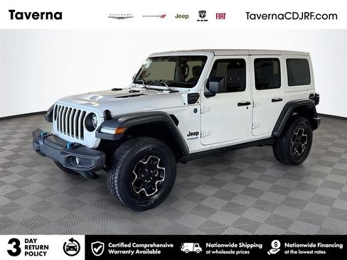 Used 2022 Jeep Wrangler Unlimited Rubicon 4xe AWD/4WD image 1