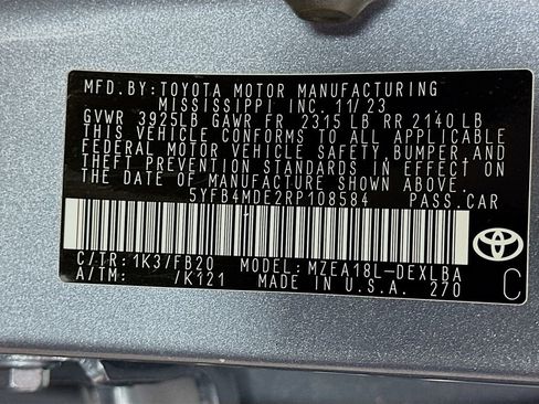 Certified 2024 Toyota Corolla LE image 30