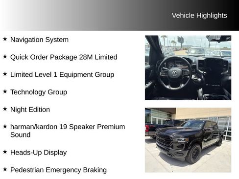 Used 2021 RAM 1500 Limited w/ Night Edition AWD/4WD image 10
