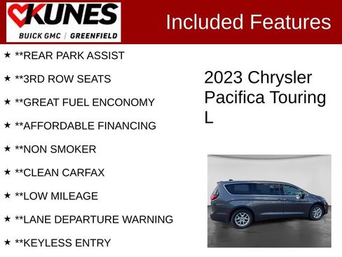 Used 2023 Chrysler Pacifica Touring-L FWD image 3